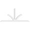 Ekena Millwork Richland Architectural Grade PVC Gable Bracket, 84"W x 38 1/2"H x 4"D x 4"F, 11/12 Pitch GBP084X39X0404RIC00 - alternate 5